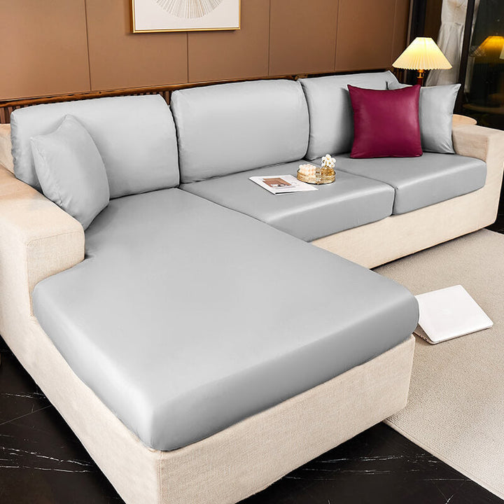 Waterproof Technology Fabric Fully Surround Anti-Scratch and Hair-Resistant Sectional Comfy Couch Cover