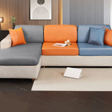Waterproof Technology Fabric Fully Surround Anti-Scratch and Hair-Resistant Sectional Comfy Couch Cover