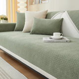 Wheat Ears Pattern Chenille Anti-Scratch Cozy Couch Cover