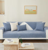 Wheat Ears Pattern Chenille Anti-Scratch Cozy Couch Cover