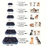Winter Sofa Dog Bed | Soft Cushioned Basket Mat for Small to Large Dogs and Cats