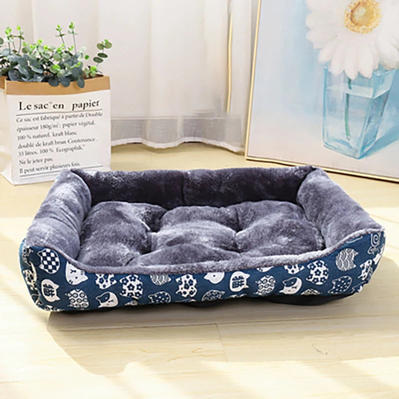 Winter Sofa Dog Bed | Soft Cushioned Basket Mat for Small to Large Dogs and Cats