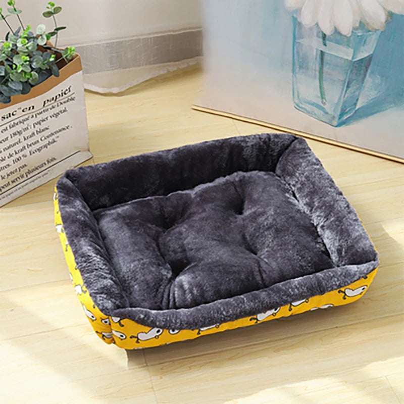 Winter Sofa Dog Bed | Soft Cushioned Basket Mat for Small to Large Dogs and Cats