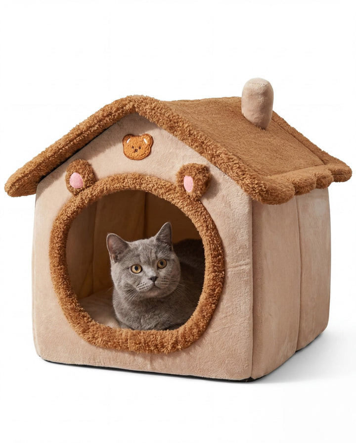Bear Cottage Pet Bed