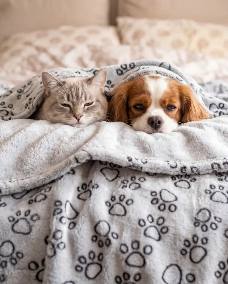 Paw Print Blanket