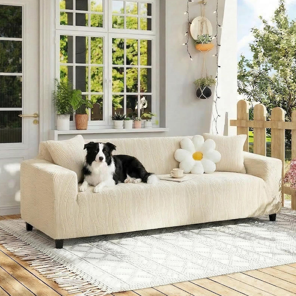 Jacquard Stretch Full-Cover Anti-scratch Ultra-Soft Couch Cover