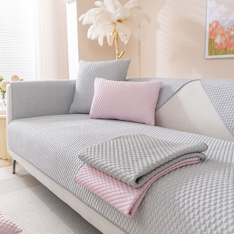 Anti-scratch Furniture Protector Washable Cooling Ultra-Soft Couch Cover