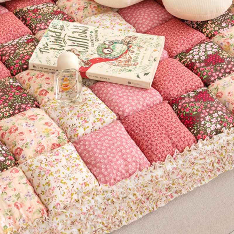 Garden Chic Cotton One-Piece Pet Friendly Protective Silky Couch Cover