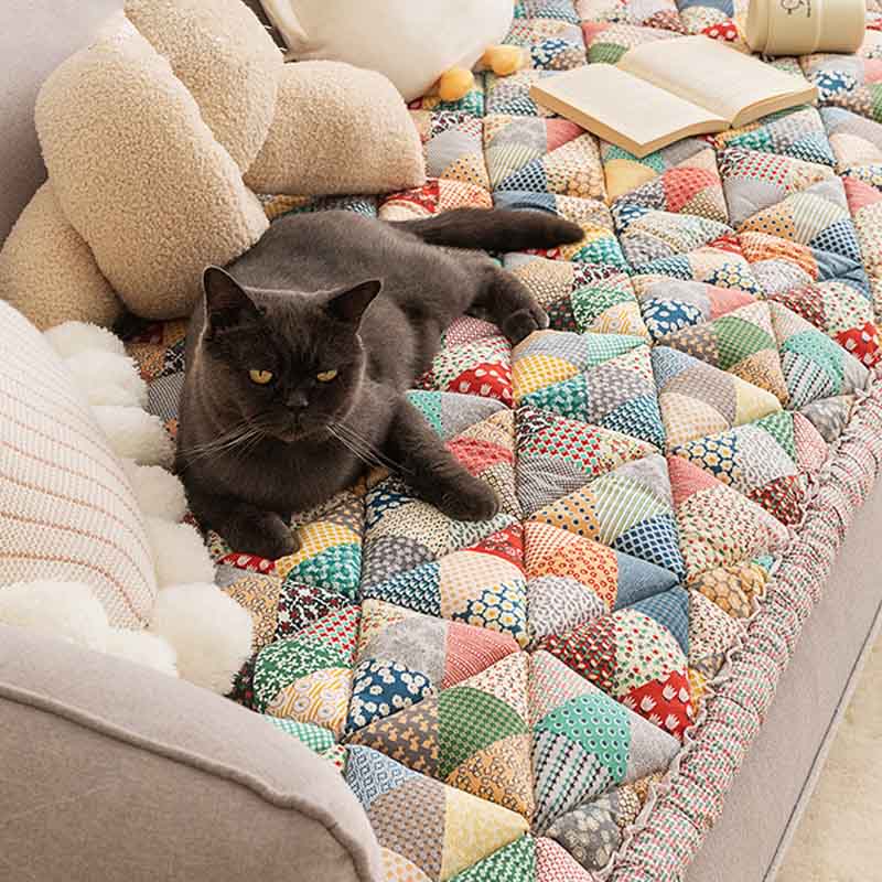 Garden Chic Cotton Protective Cozy Couch Cover