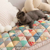 Garden Chic Cotton One-Piece Pet Friendly Protective Silky Couch Cover