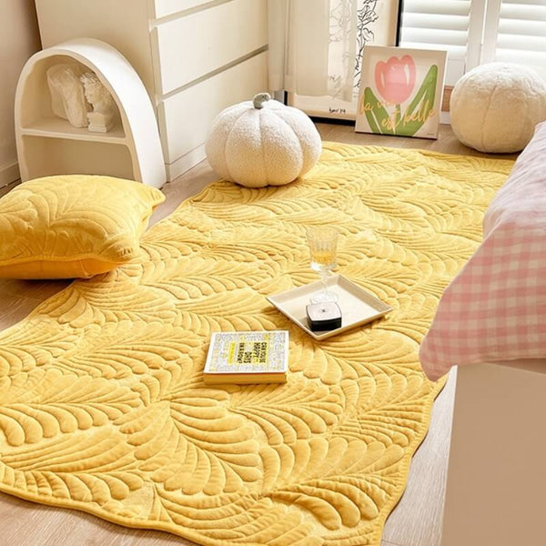 Leaf Cotton Mat Anti-scratch Protective Heavy-Duty Couch Cover