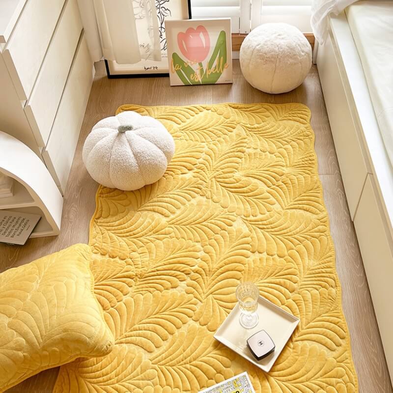 Leaf Cotton Mat Anti-scratch Protective Heavy-Duty Couch Cover