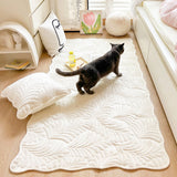 Leaf Cotton Mat Anti-scratch Protective Heavy-Duty Couch Cover