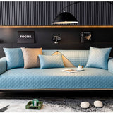 Water-resistant Leathaire Fabric Sofa Cover Furniture Protection Sleek Couch Cover