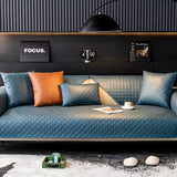 Water-resistant Leathaire Fabric Sofa Cover Furniture Protection Sleek Couch Cover