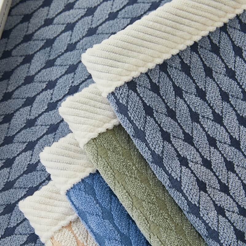 Wheat Ears Pattern Chenille Anti-Scratch Cozy Couch Cover