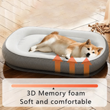 Breathable Cushioned Dog Bed Basket | Soft Mat for Small to Extra-Large Dogs