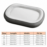 Breathable Cushioned Dog Bed Basket | Soft Mat for Small to Extra-Large Dogs