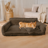 Pet's Cozy Plush Orthopedic Dog Bed | Soft Fluffy Sofa for Large Dogs