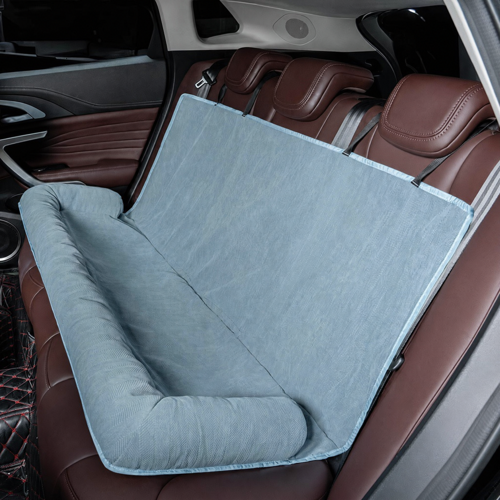 Pet's Comfortable Polyester Car Seat Bed | Durable Waterproof Dog Bed