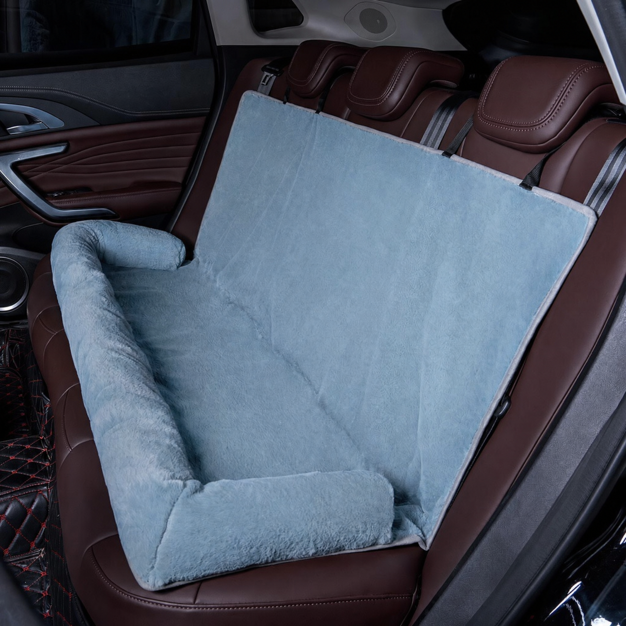 Pet's Comfortable Polyester Car Seat Bed | Durable Waterproof Dog Bed