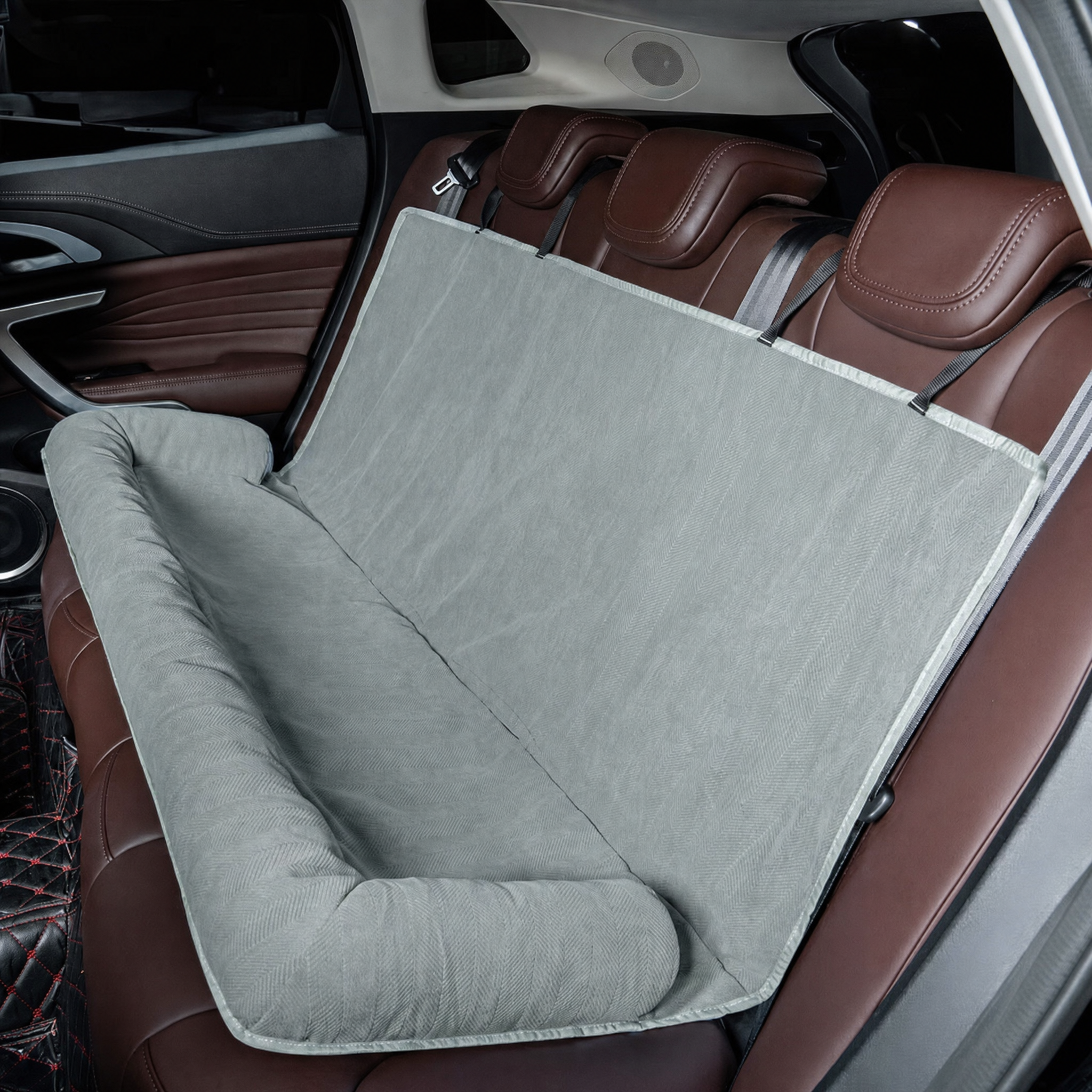 Pet's Comfortable Polyester Car Seat Bed | Durable Waterproof Dog Bed