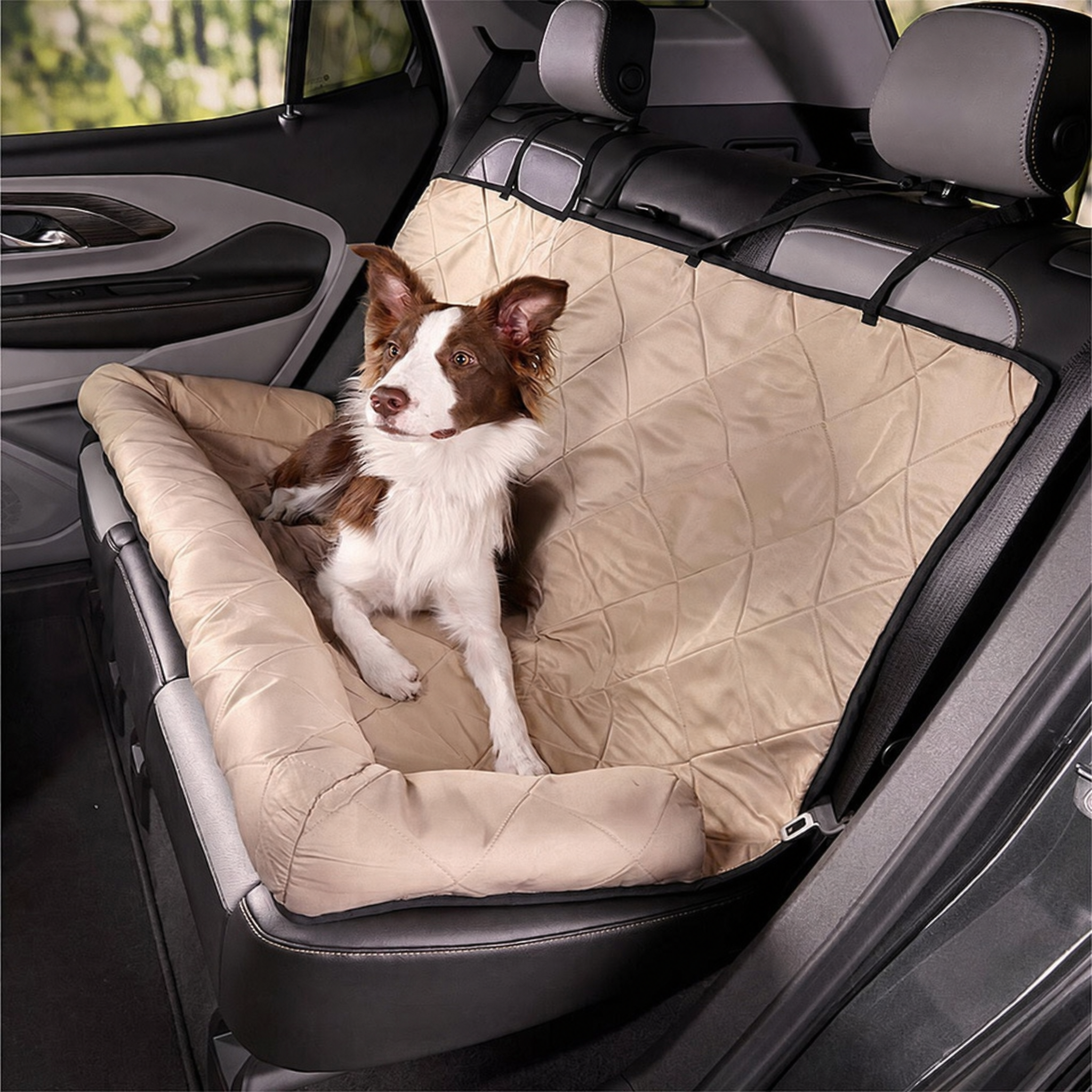 Pet's Comfortable Polyester Car Seat Bed | Durable Waterproof Dog Bed
