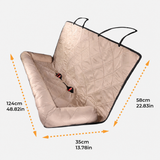 Pet's Comfortable Polyester Car Seat Bed | Durable Waterproof Dog Bed