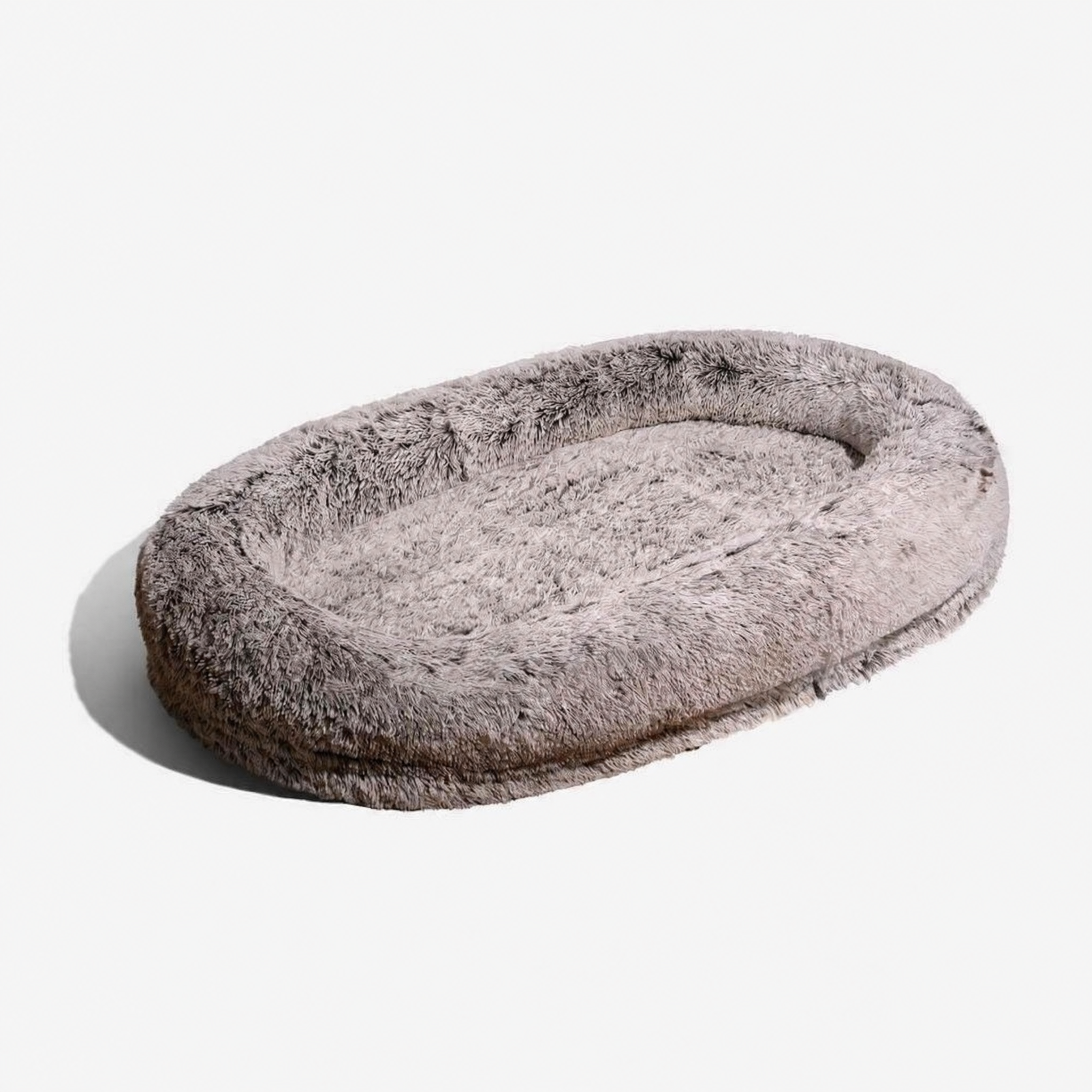 Orthopedic Dog Bed | Cozy Cotton Fleece Donut Design | Large Anti-Slip Waterproof Pet Bed