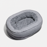 Orthopedic Dog Bed | Cozy Cotton Fleece Donut Design | Large Anti-Slip Waterproof Pet Bed