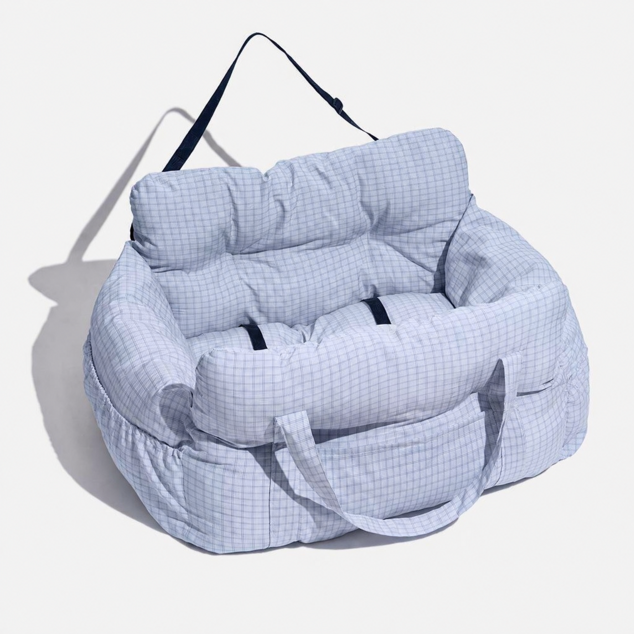 Pet Booster Seat | Portable Cotton Dog Car Bed | Comfortable Travel Accessory
