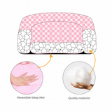 Pet's Cozy Plush Sofa Bed | Stylish Reversible Dog Bed