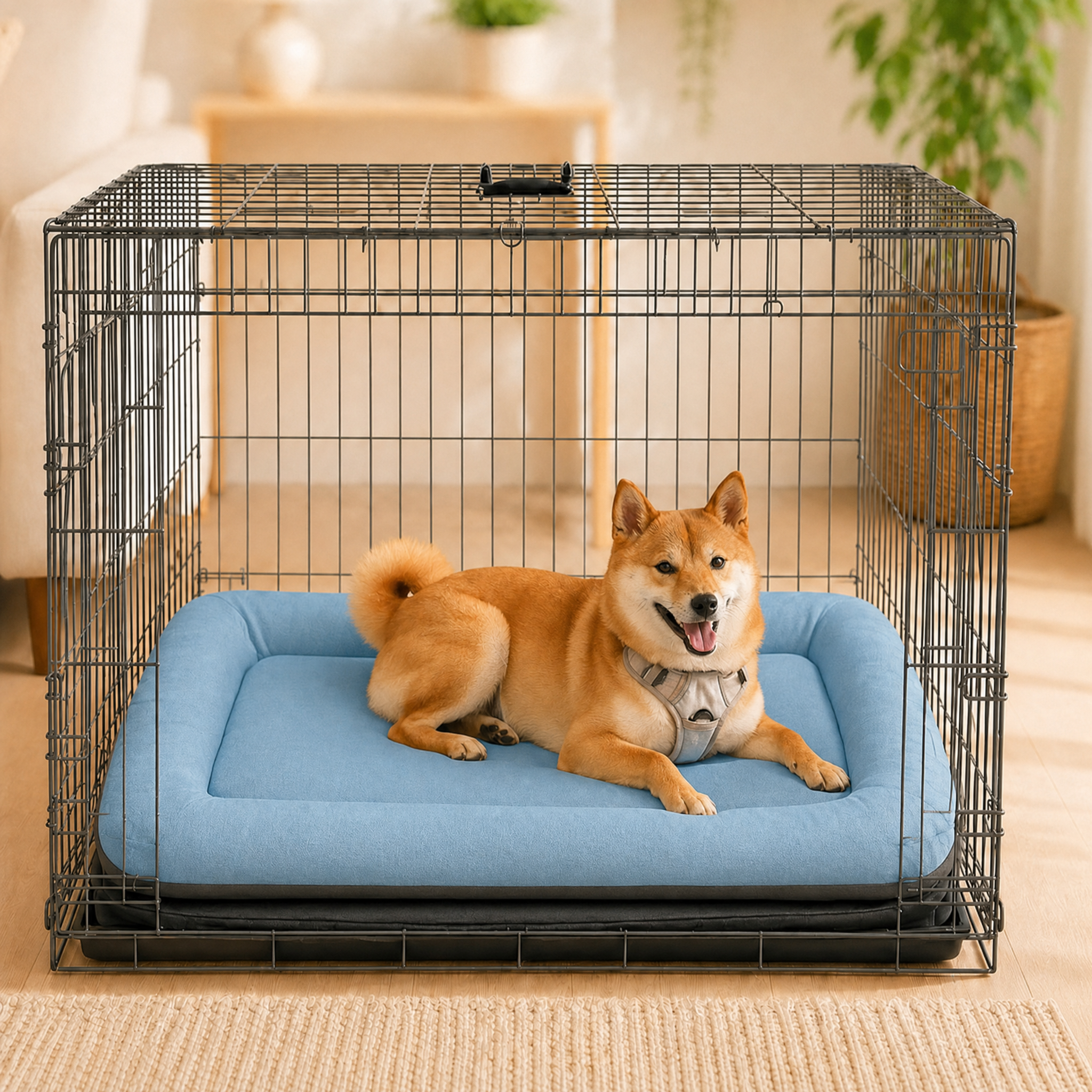 Orthopedic Memory Foam Dog Mat | Waterproof Chew-Proof Bed | Comfortable and Durable Support