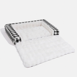 Pet's Ergonomic Plush Dog Bed | Expandable Calming Sleeping Mat