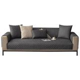 Water-resistant Leathaire Fabric Sofa Cover Furniture Protection Sleek Couch Cover