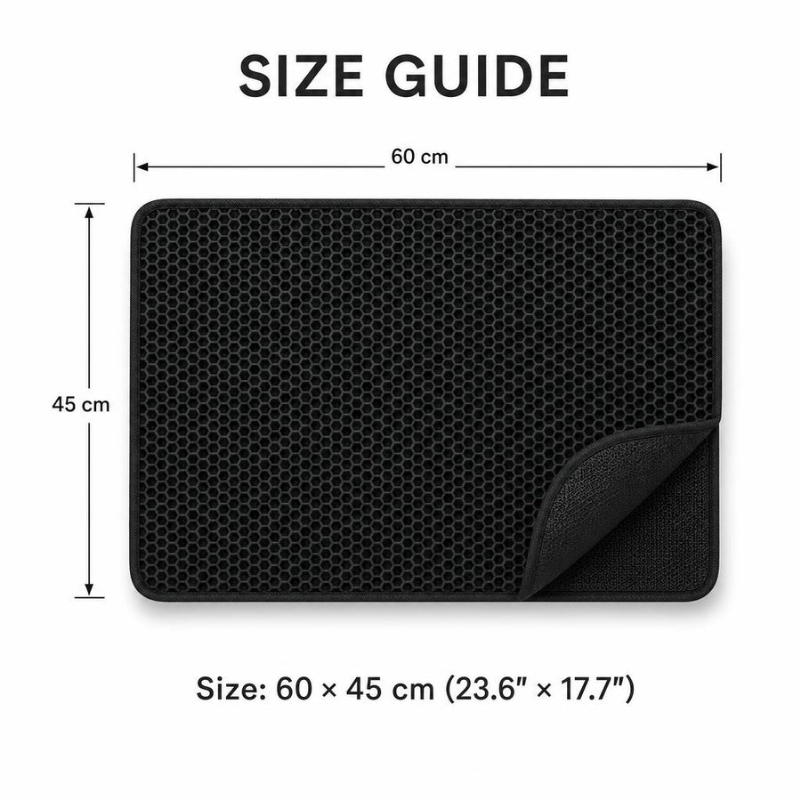 Litter Mat size guide