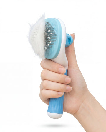 Self-Cleaning Slicker Brush