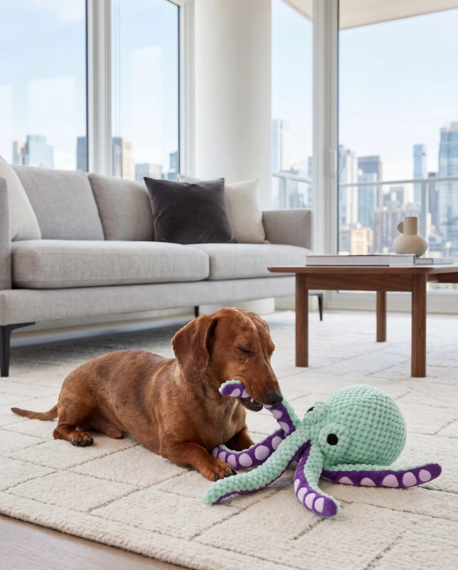 Tentacles built for tug-of-war